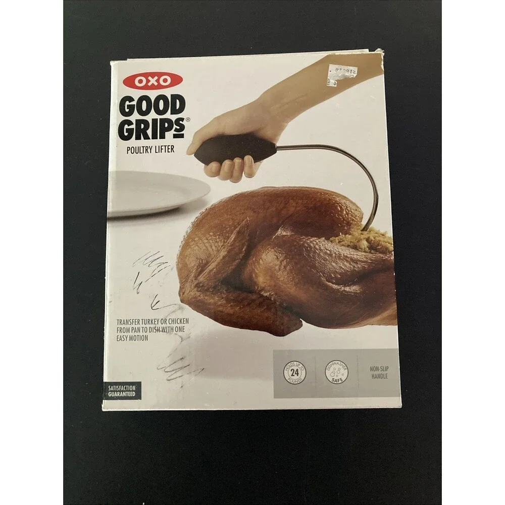 OXO Good Grips Turkey Chicken Poultry Lifter Non-Slip Handle Kitchen Tool New